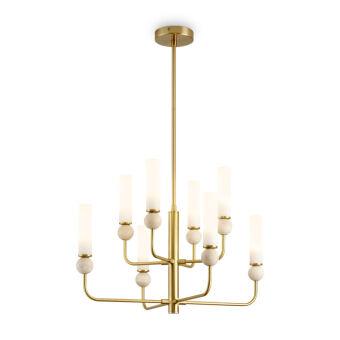 Люстра на штанге Freya FR5482CL-08BS