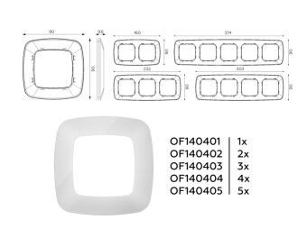 Рамка Ambrella Volt OF140401