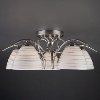 Люстра на штанге Eurosvet 30121/5 сатин-никель