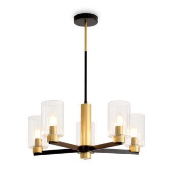 Люстра на штанге Freya FR2051CL-05BBS