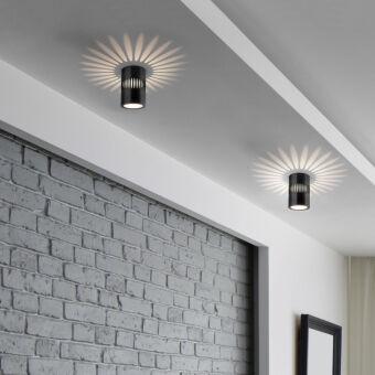 Накладной светильник Elektrostandard DLS026 7W 4200К черный