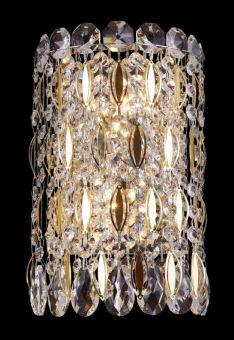 Бра Crystal Lux LIRICA AP2 CHROME/GOLD-TRANSPARENT