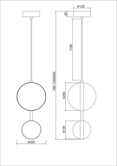 Подвесной светильник Favourite 4448-2P