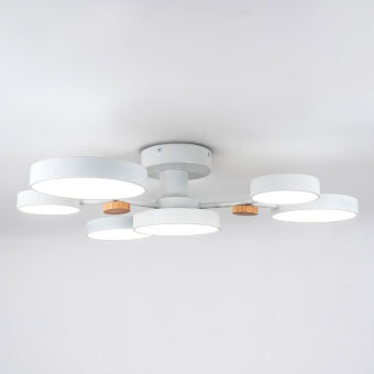 Люстра на штанге LED4U L3201-700 WT