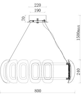 Подвесная люстра Fluorite FL1183-8P