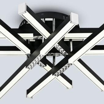 Накладная люстра LED4U L9374-600 BK