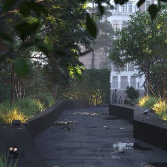 Садово-парковый светильник Maytoni O486FL-L10GF3K