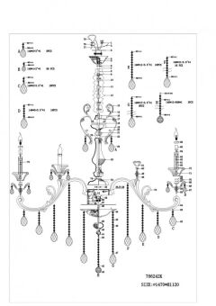 Подвесная люстра Lightstar 786242