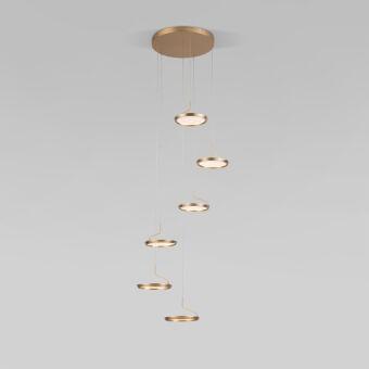 Каскадная люстра Eurosvet 90034/6 золото