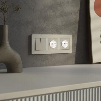 Розетка Werkel W1171462 айвори матовый