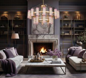 Подвесная люстра Fluorite FL1090-24P