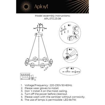 Подвесной светильник APLOYT APL.072.23.08