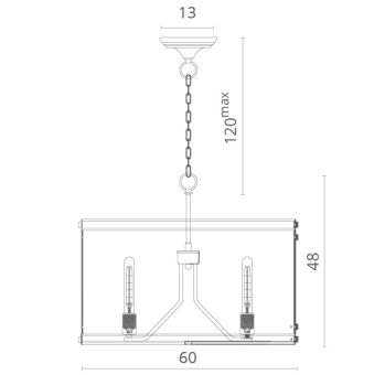 Подвесная люстра Divinare 8110/03 SP-4