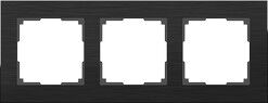 Рамка Werkel WL11-Frame-03 (черный алюминий)
