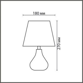 Настольная лампа LUMION 8183/1T