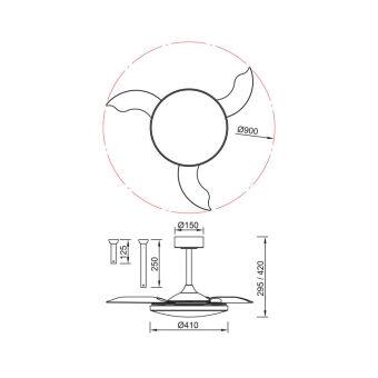 Подвесной светильник Mantra 9009