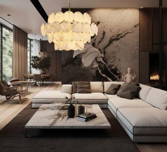 Подвесная люстра Fluorite FL1018-20PA