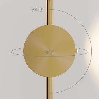 Бра Elektrostandard 40154/LED латунь 3000K