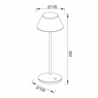 Уличный настольный светильник Mantra 7989