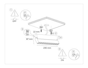 Накладной светильник Ambrella Light TA1825
