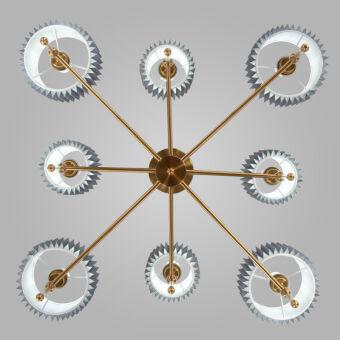 Люстра на штанге Eurosvet 60162/8 латунь