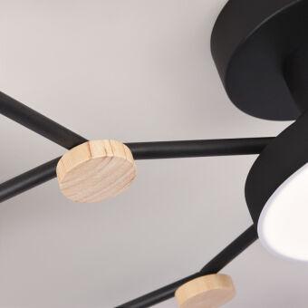 Накладная люстра LED4U L3201-780 BK