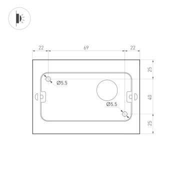 Светильник настенный Arlight 032411
