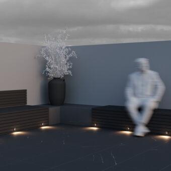 Светильник для ступеней Maytoni O015SL-L3B3K