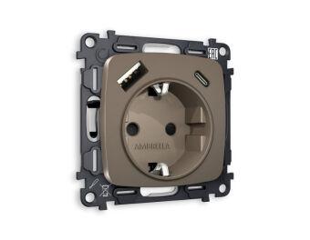 Розетка Ambrella Volt MO640010