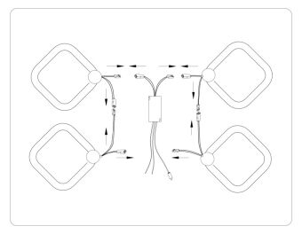 Накладная люстра Ambrella Light FA3819