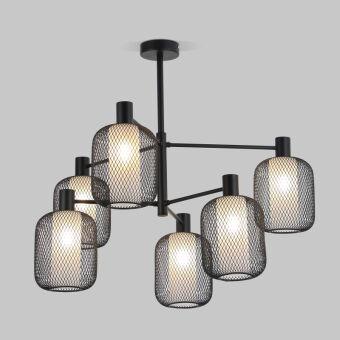 Люстра на штанге Eurosvet 30191/6 черный