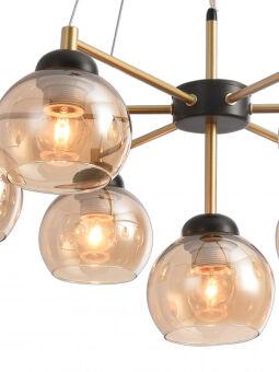 Подвесная люстра Natali Kovaltseva STUTTGART 91006/7C GOLD BLACK