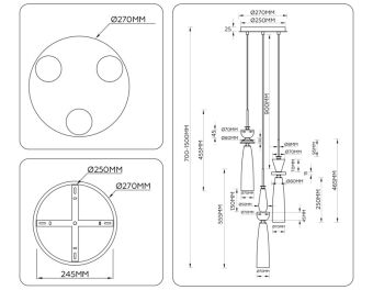 Подвесной светильник Ambrella Light LH75367