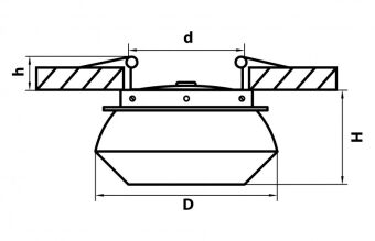Встраиваемый светильник Lightstar 051209