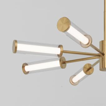 Люстра на штанге Eurosvet 50386 LED латунь