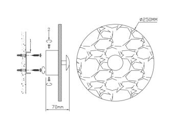 Бра Fluorite FL1028-1W