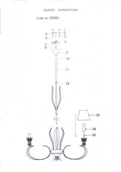 Подвесная люстра Lightstar 783061
