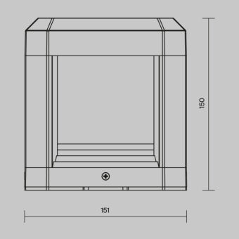 Садово-парковый светильник Maytoni O019FL-L13GR3K