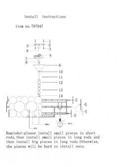 Подвесная люстра Lightstar 797047