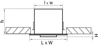 Встраиваемый светильник Lightstar 214128