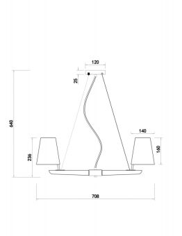 Подвесная люстра Freya FR8019PL-06W