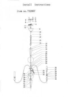 Подвесная люстра Lightstar 732067