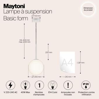 Подвесной светильник Maytoni MOD321PL-01W1