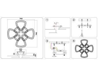 Накладной светильник Ambrella Light FA8863