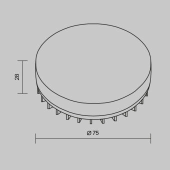 Светодиодная лампа Voltega 2430