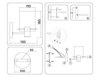Бра Ambrella Light LH57045