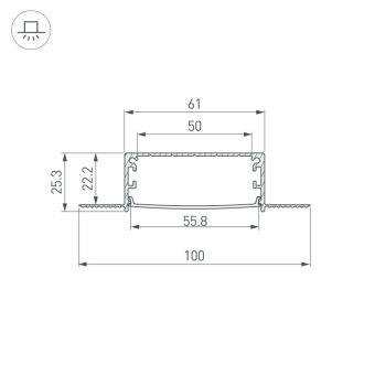 Профиль Arlight 046410