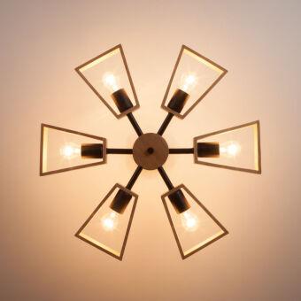 Люстра на штанге Eurosvet 70056/6 черный