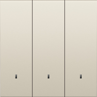 Клавиша 3-я с подсветкой, слоновая кость, серия S08