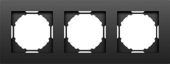 Рамка 3-я, матовый карбон, серия A07